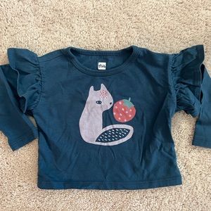 Tea Collection Fall/Winter Shirt - Size 3-6 Months - Like New Condition